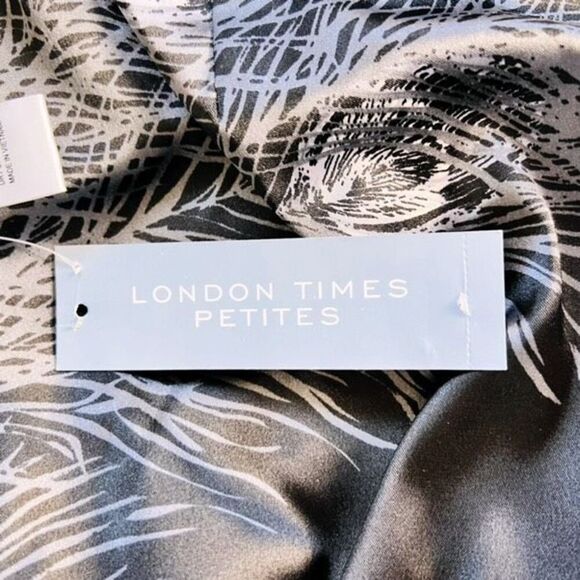 London times one shoulder cocktail evening dress  size 2P - Picture 12 of 16